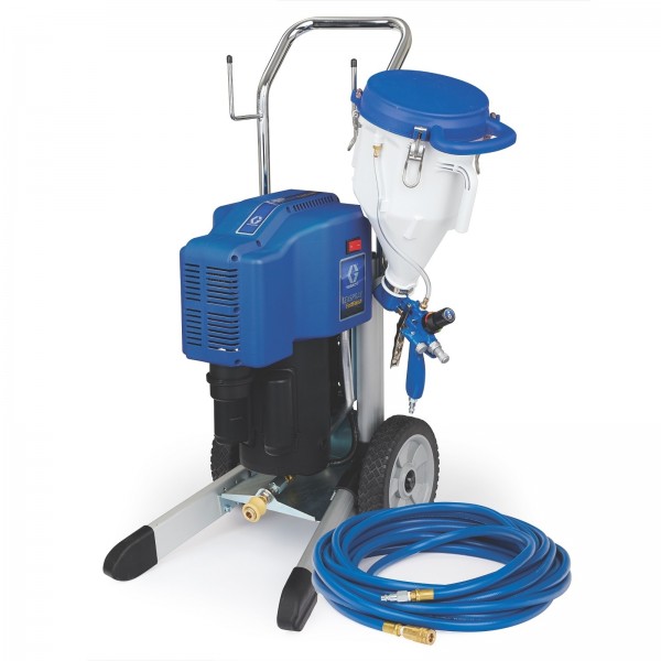Graco 120 V TexSpray FastFinish Pro System with Pressure Boosted Gun, Compressor & 50 ft Air Hose-25D492